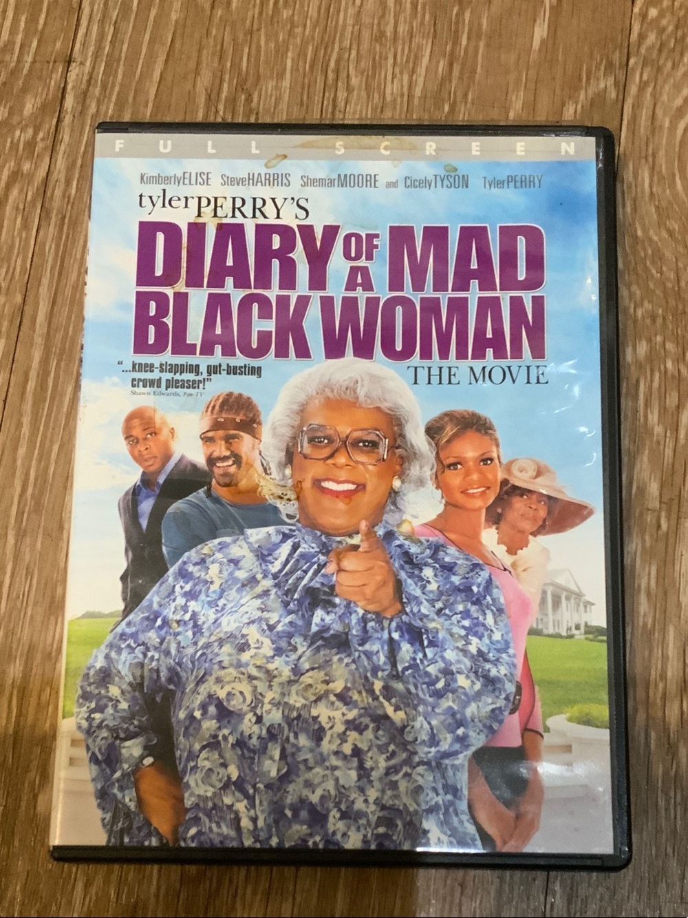 Tyler Perry's Diary of a Mad Black Woman DVD - Purple & Blue Cover